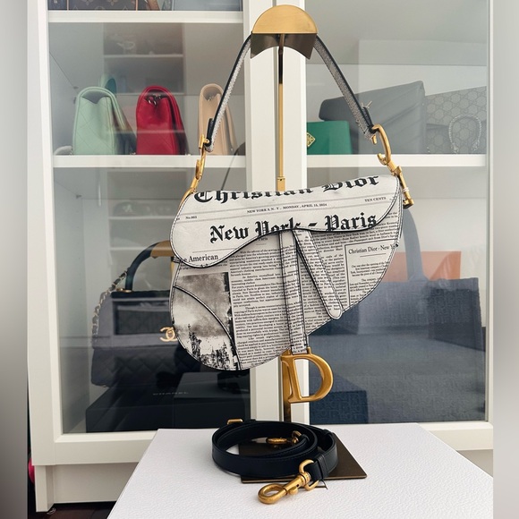 Dior Newspaper Saddle 2024 New Edition-NIB - Picture 5 of 8